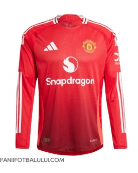 Manchester United Tricou Fotbal Replică 2024-25 Barbati Acasa Mâneci Lungi